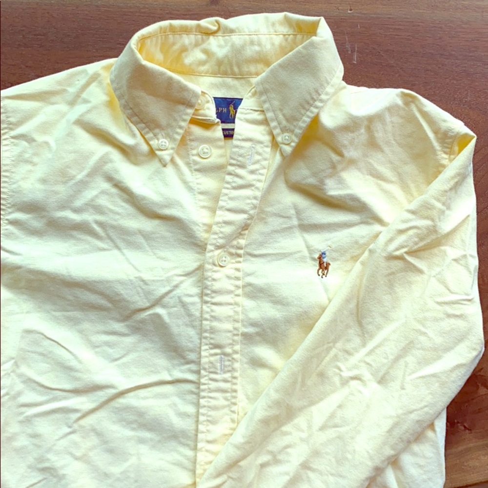 Yellow Ralph Lauren Button Down